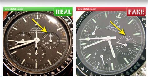 omega no sweep fake|how to spot a fake omega watch.